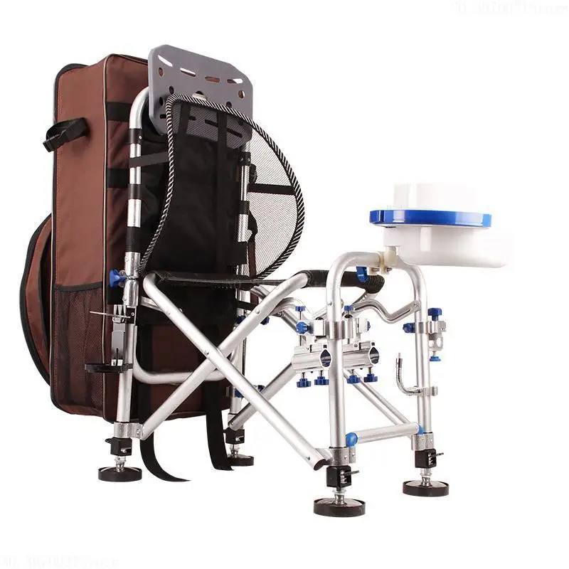 Супер стабильное рыболовное кресло из алюминиевого сплава складные стулья для