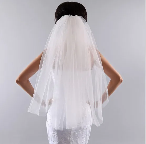 

High Quality 2021 New Arrivals White or Ivory 1.5m Bridal Veils Wedding Veils