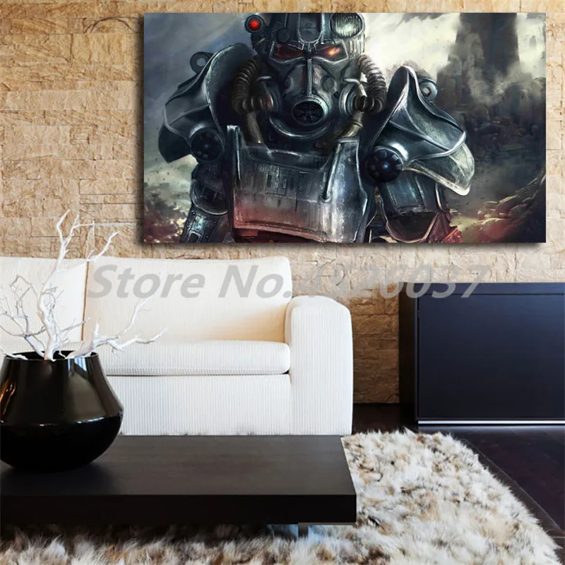 Fallout 76 Power Armor настенные художественные плакаты печатные картины для офиса