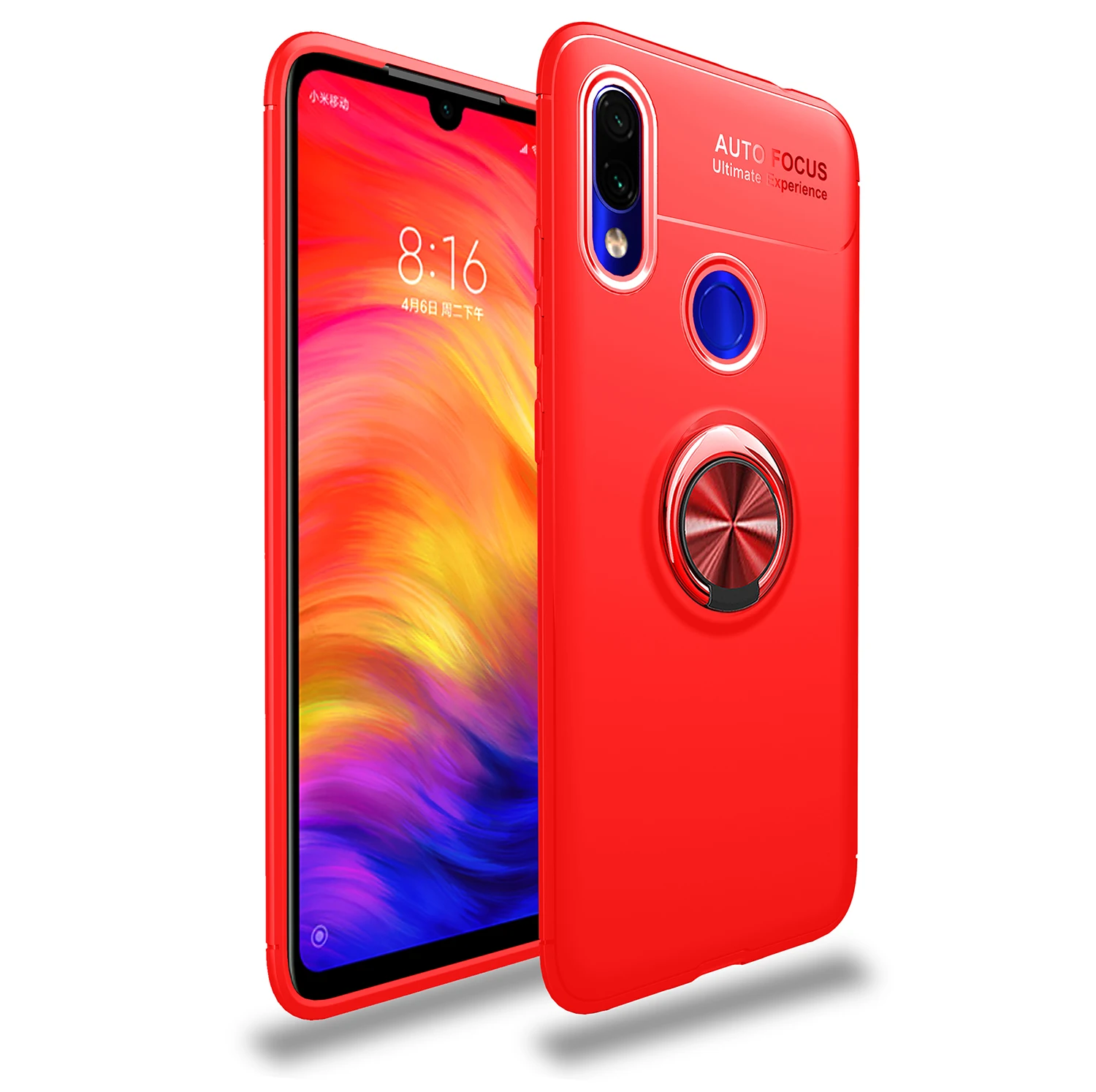Чехол Redmi 7 для Xiaomi 7A Держатель подставка кольцо пробирок антидетонационный чехол