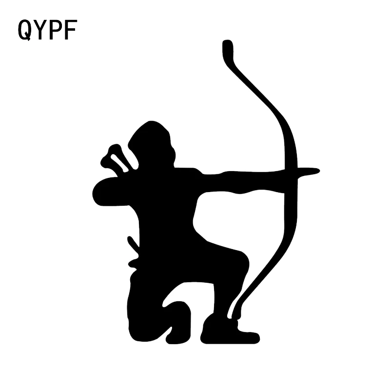 QYPF 10 4*13 9 см забавная стрельба из лука Охота Спорт Фитнес Декор автомобиля стикер