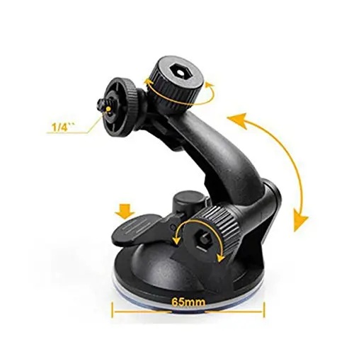 Автомобильный держатель на присоске для LG 360 CAM Samsung Gear II 2 2017 ThiEYE E7 i60e i60 T5 T5e V5 V5s AKASO