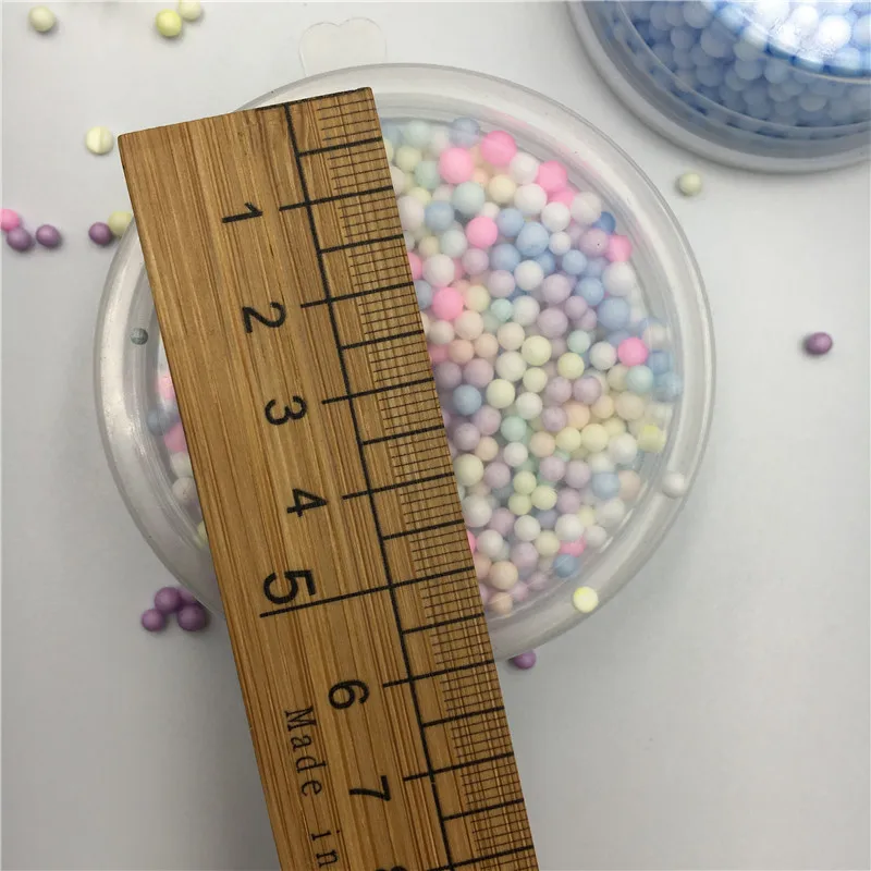 Ликвидация! 2 мм пенопластовые бусины для слайма цветные шарики наполнитель DIY