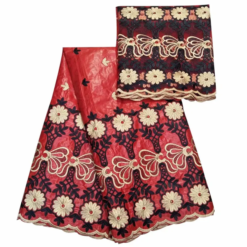 Новые Базен кружево ткань S с бисером 2019 Африканский Riche Getzner Гвинея Brocade для
