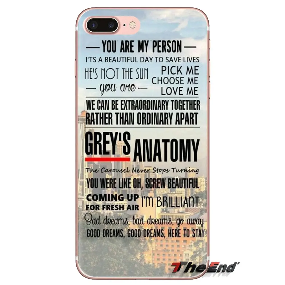 Greys Anatomy You're My Person For Huawei G7 G8 P7 P8 P9 P10 P20 P30 Lite Mini Pro P Smart Plus 2017 2018 2019 Soft Cases Covers |