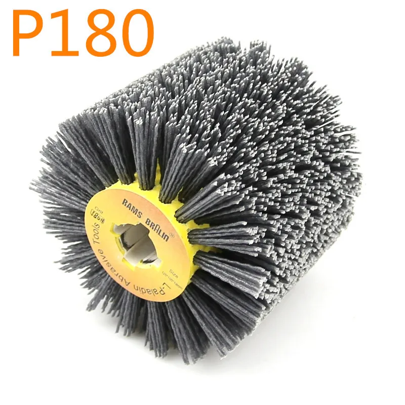 1PCS120/100/19 мм нейлоновый шлифовальный круг роликовая шлифовальная насадка для полировки деревообрабатывающий электрический шлифовальный станок для обработки металла