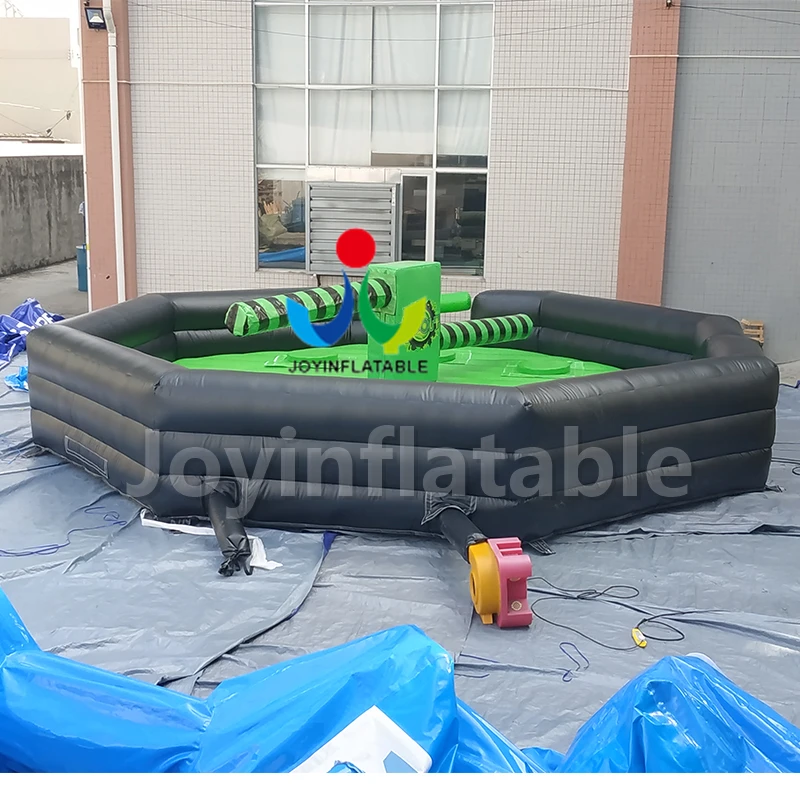 Открытый сумасшедший спортивный детский батут надувной механический для парка