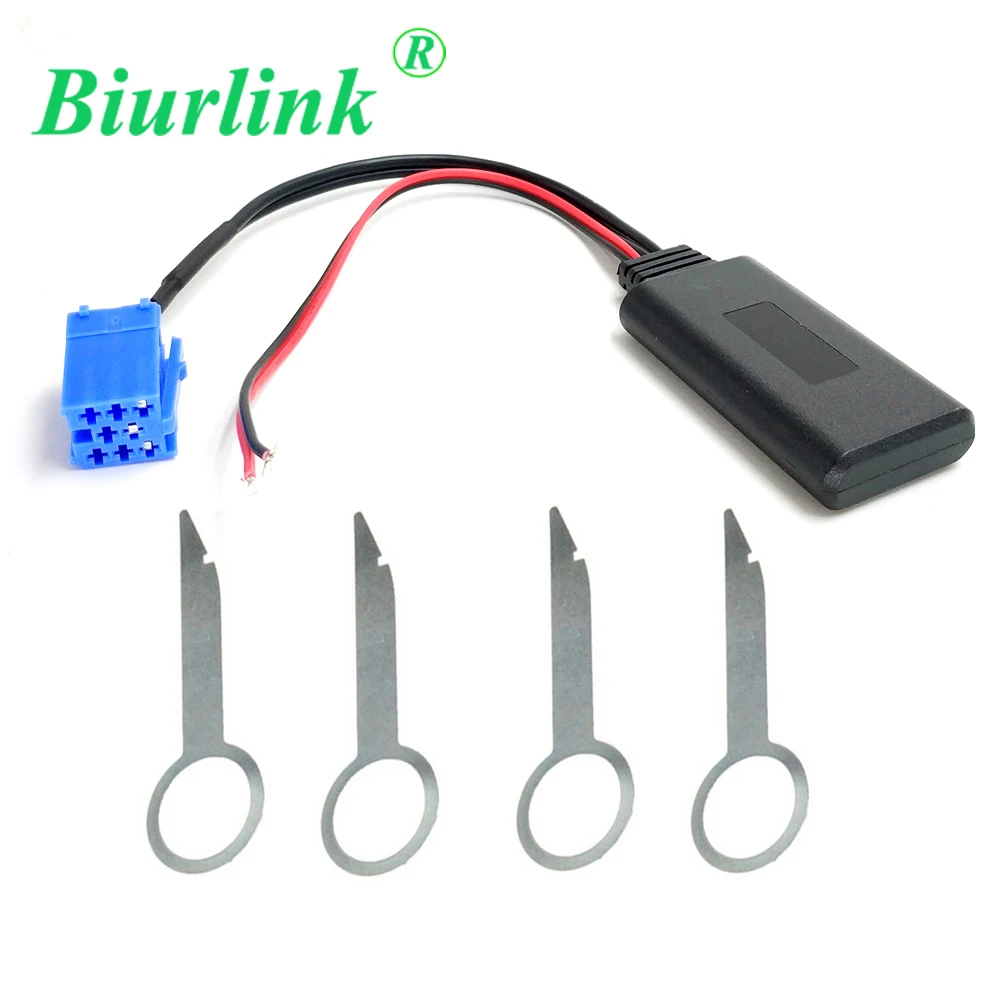 Biurlink для Blaupunkt автомобиля CD ключи удаления+ 8 Pin мини ISO аудио Aux в Bluetooth модуль приемник для Volkswagen Audi Becker