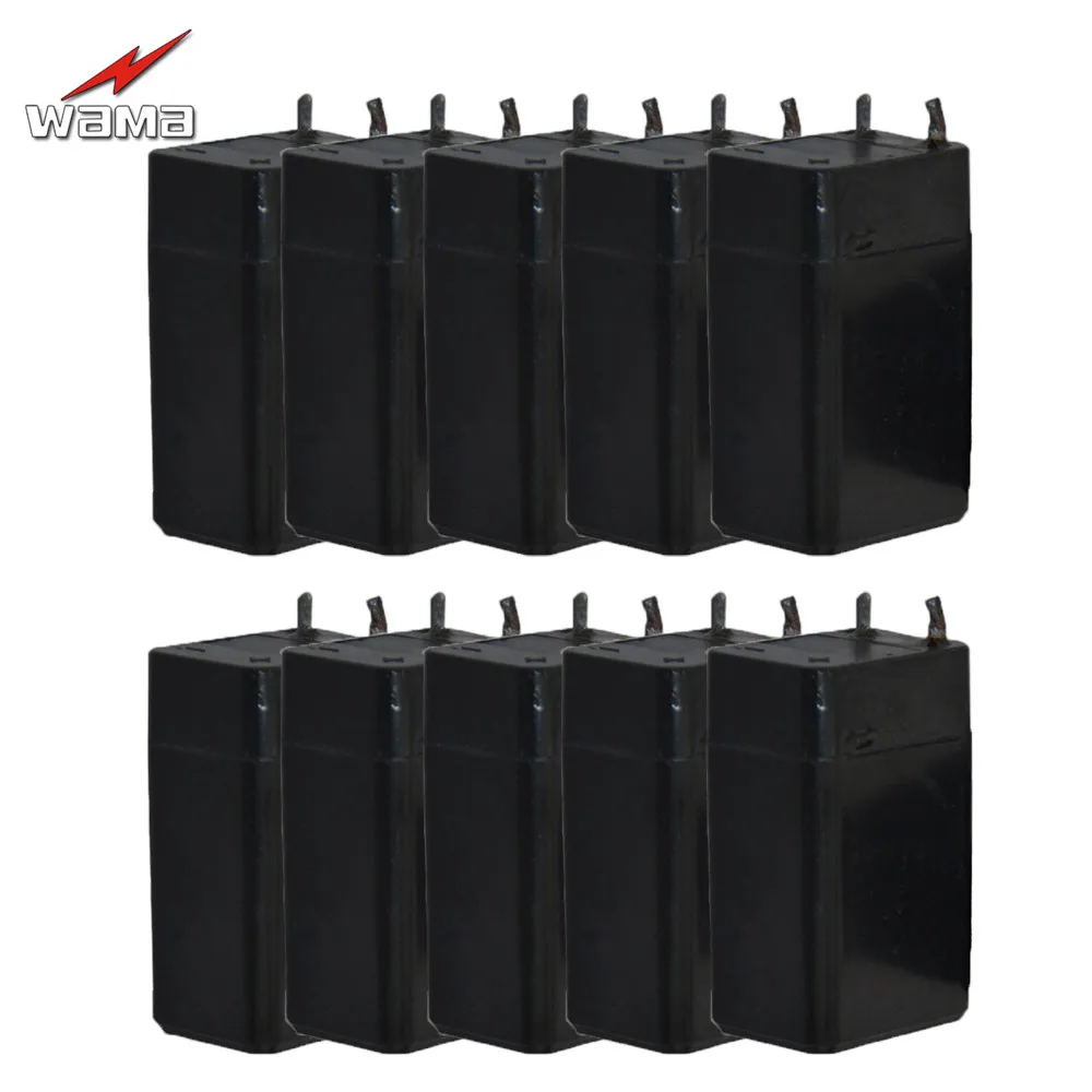 

10pcs/lot Wama New 4V 800MAH Lead-Acid Rechargeable Storage Batteries Electric Toy Lamp Flashlight Mosquito Swatter Battery 3D05