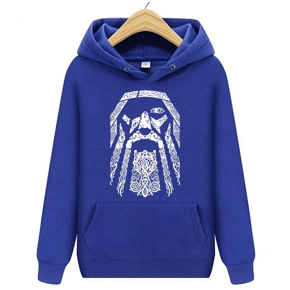 Новый бренд Odin Vikings Мужские весенние толстовки с капюшоном уникальная одежда