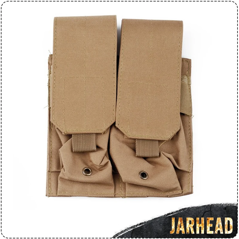 Тактическая Сумка для журналов Molle двойная сумка пистолета картриджи с зажимом