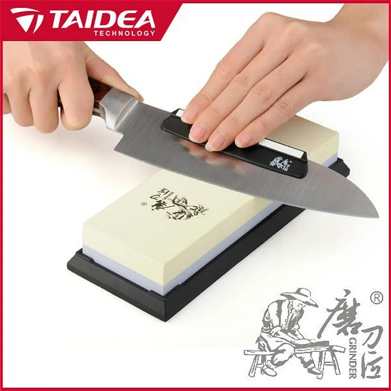 Двухсторонний точильный камень Taidea T6124W 240 # / 1000 h1|sharpening stone|double side sharpenersharpener sharpening