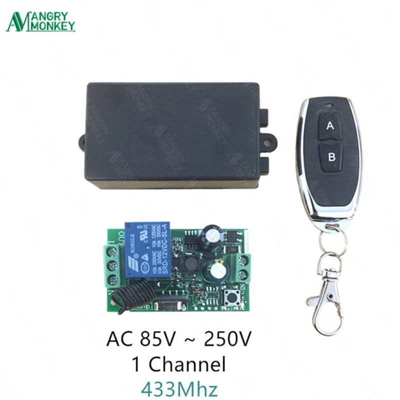433 МГц Универсальный Беспроводной дистанционного Управление переключатель
