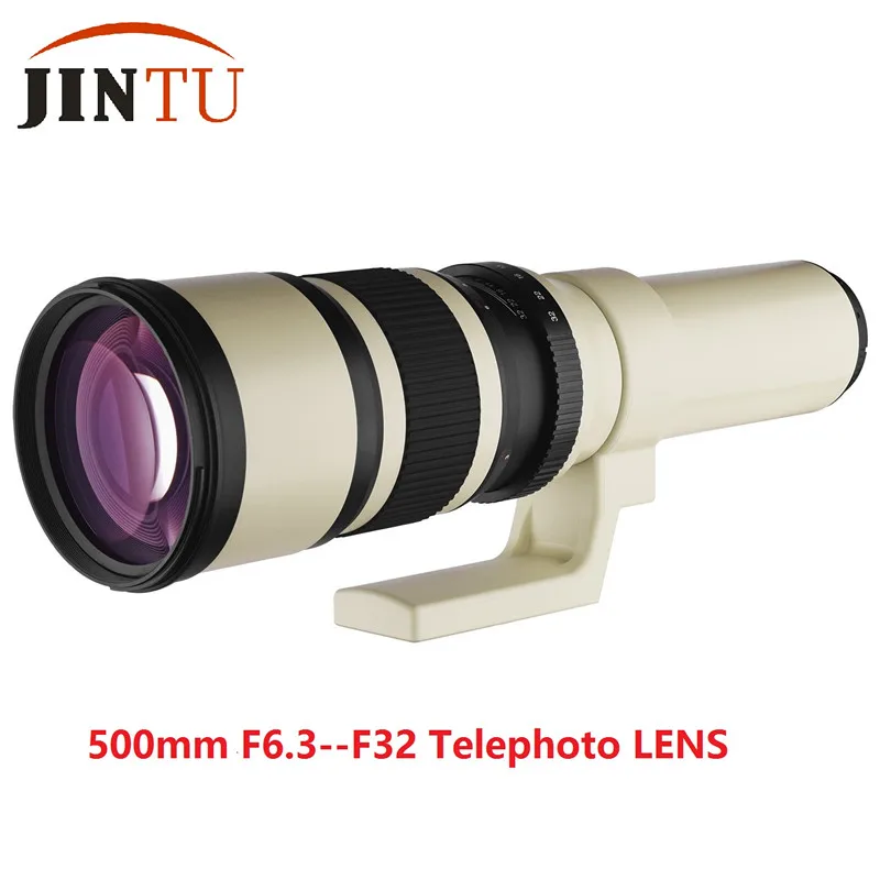 JINTU Новый 500 мм f/6 3 телеобъектив фиксированный/основной объектив камеры + сумка
