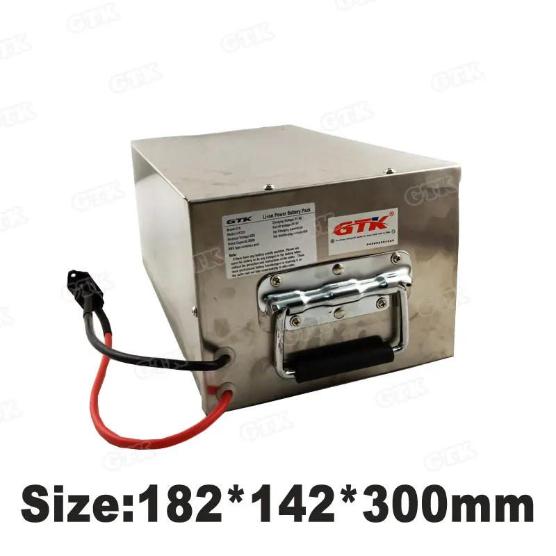 GTK waterproof 60v 63v 35Ah lithium ion battery pack for 1000W 1500W RV EV power storage fishing boat + 67.2v charger | Электроника