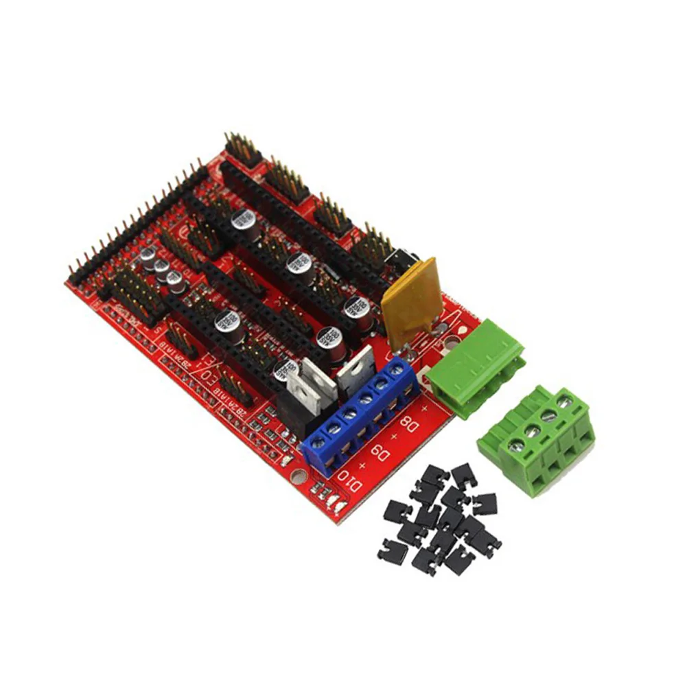 Блок управления запчастями 3D принтера для RAMPS 1 4 Prusa Mendel ND998|Детали и аксессуары