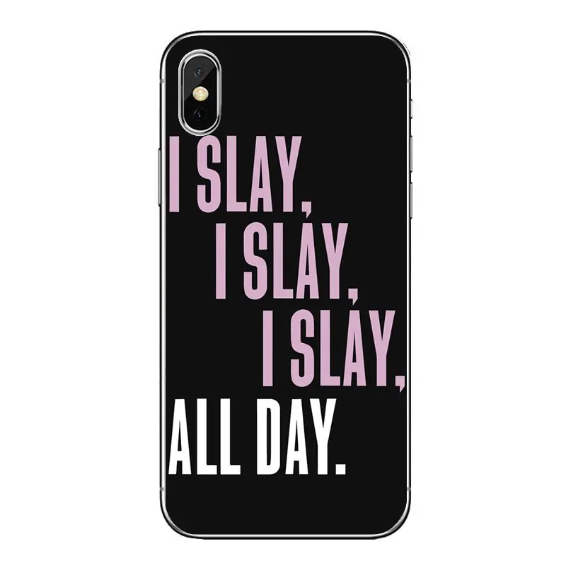 Прозрачные мягкие чехлы BEYONCE FORMATION I SLAY на весь день для Xiaomi Redmi 4X S2 3S Note 3 4 5 6 6A Por