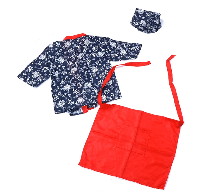 1 лот (примерно шляпа Топ) Детская японская униформа для еды косплея|food service uniform|food