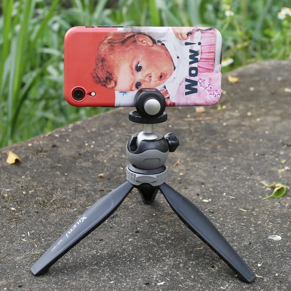 Настольный компактный мини-держатель XILETU XJ-46 с зажимом для телефона смартфона |