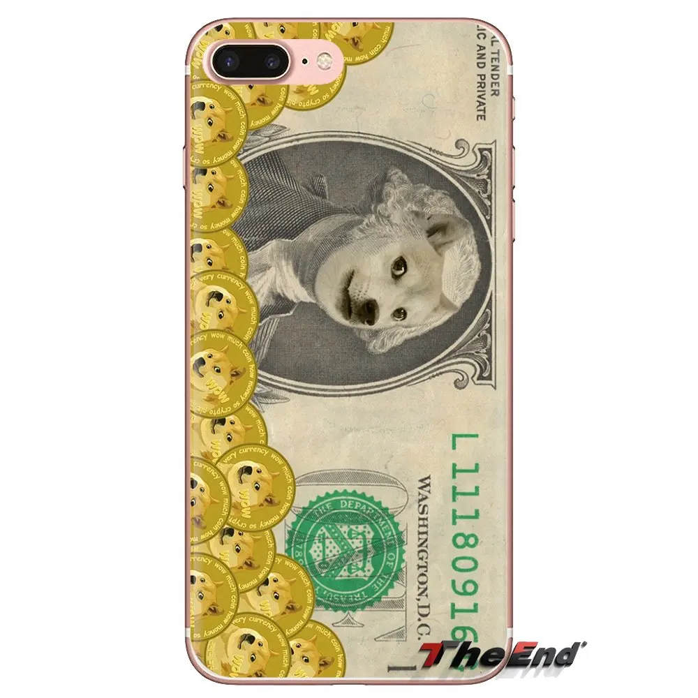 For Samsung Galaxy J1 J2 J3 J4 J5 J6 J7 J8 Plus 2018 Prime 2015 2016 2017 Doge Dollar Meme Mone Money Art Soft Transparent Cover |