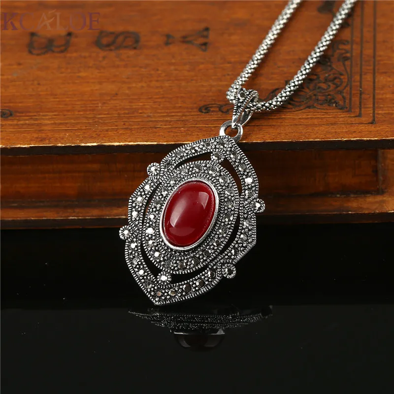 KCALOE синий/красный/зеленый натуральный камень ювелирные наборы для женщин