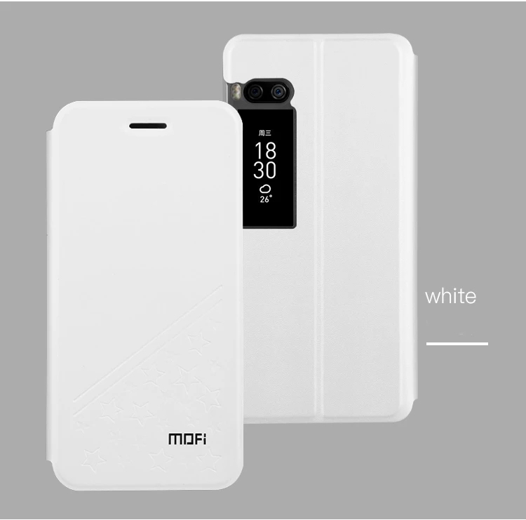Чехол Mofi для Meizu pro 7, Роскошный кожаный флип-чехол с подставкой, Стильный чехол-книжка для Meizu pro 7 plus, чехол