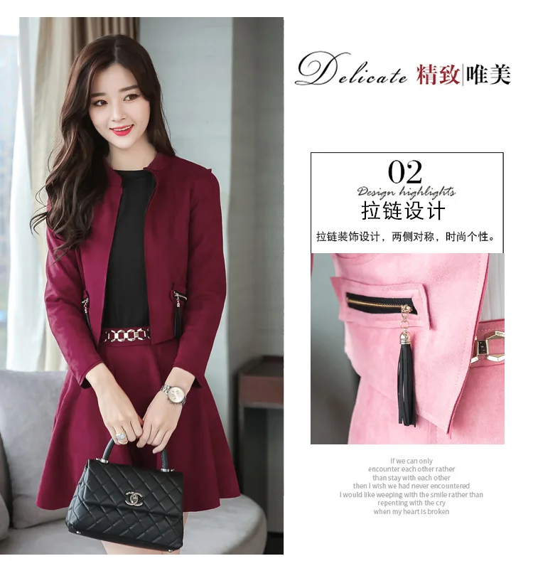 

New Brand Designer Runway Pink Skirt Suit High Quality Long Sleeve Blouse Top and Pleated Skirt Suit Women Twinset Clothing Set