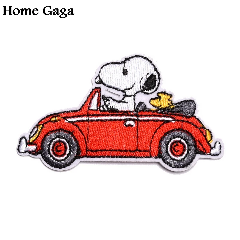 Homegaga мультяшная собака аппликация нашивки наклейки для шитья рубашка сумка Джерси одежда куртка значки железная футболка D1673