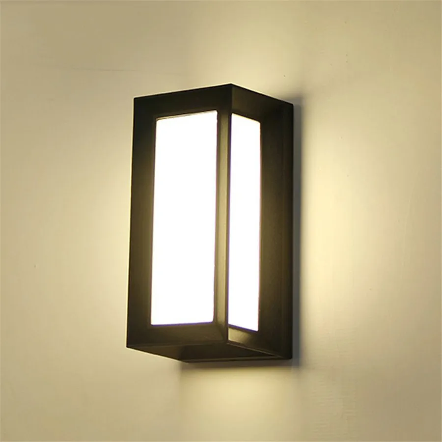 Type A 18W Black Thrisdar водонепроницаемый светодиодный настенный светильник для улицы, сада, балкона, крыльца, светильник, для двора, виллы, отеля, коридора, лестницы, наружные настенные лампы - Цвет абажура: Type A 18W Black