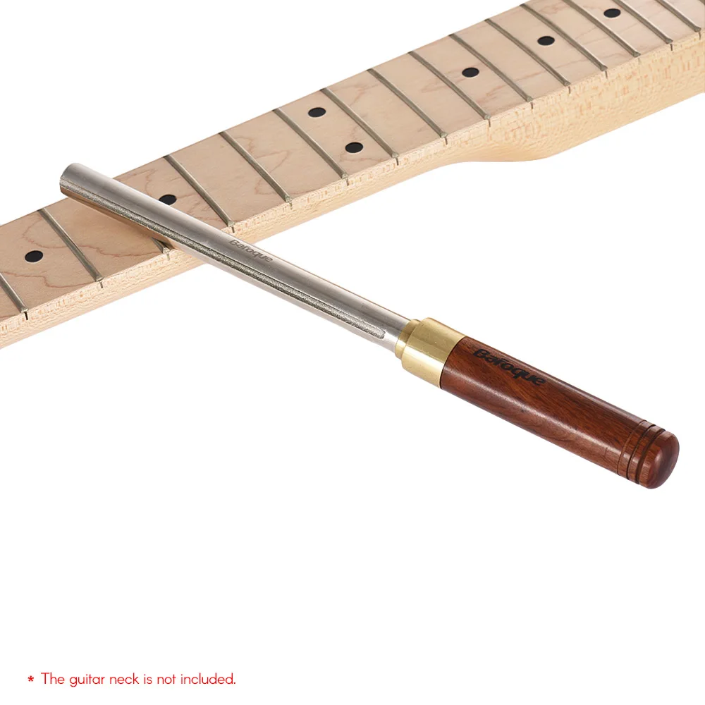 Металлическая пилка для гитары с 3 краями деревянная ручка ремонта Luthier