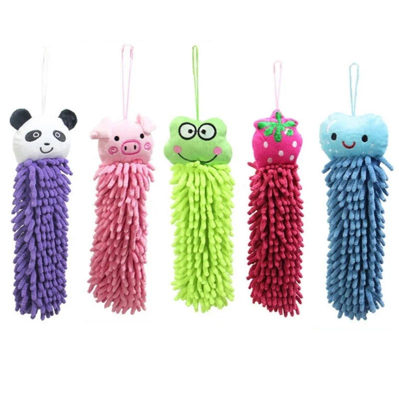 1 шт. полотенце из микрофибры с мультяшными животными|microfiber cleaning cloth|cleaning clothtowel