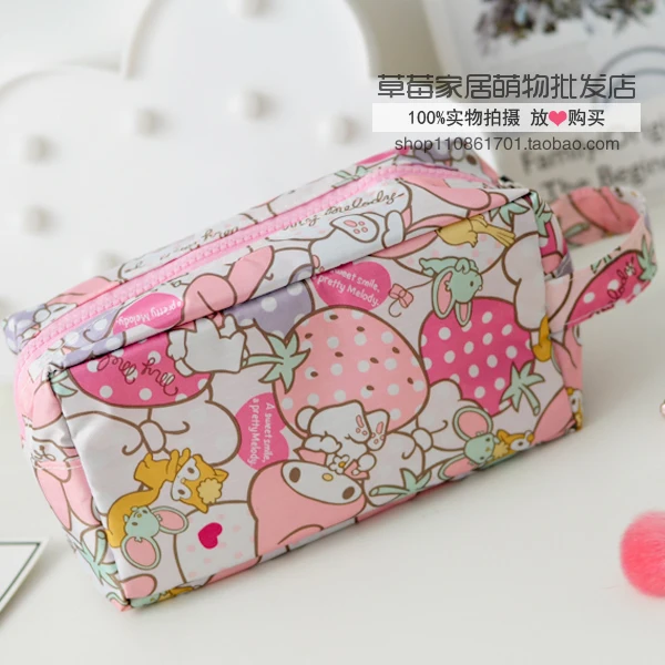 Мультяшный Единорог hello kitty My Melody Cinnamoroll pompomprin Duffy Stellalou косметичка хранение туалетных принадлежностей сумка для девочек косметичка