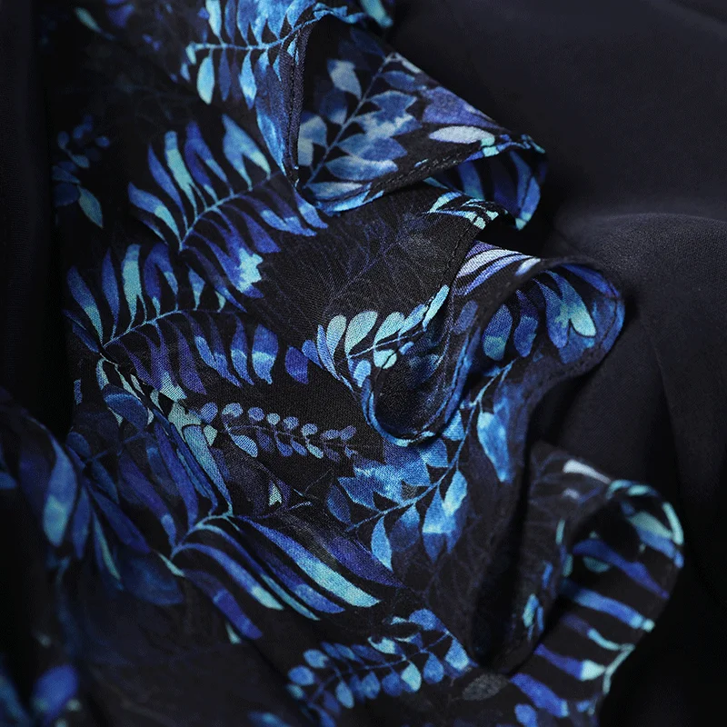 Воа из шелка летнее платье женское для вечеринки короткий рукав Vestido De Verano