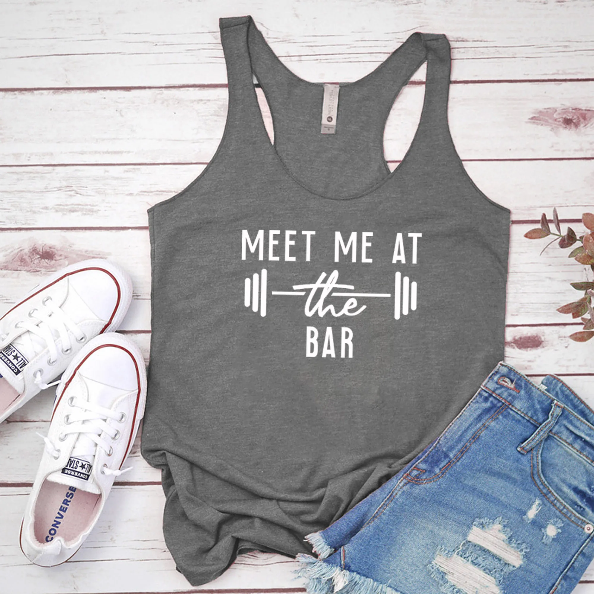 Майка Meet Me At The Bar Женская модная футболка для тренировок с забавным графическим
