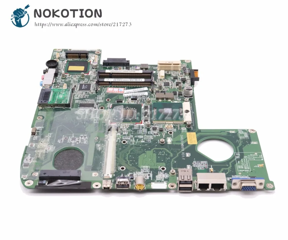 Материнская плата NOKOTION для ноутбука Acer aspire 5920G MBAKV06001 DA0ZD1MB6F0 MB.AKV06.001 GM965 DDR2