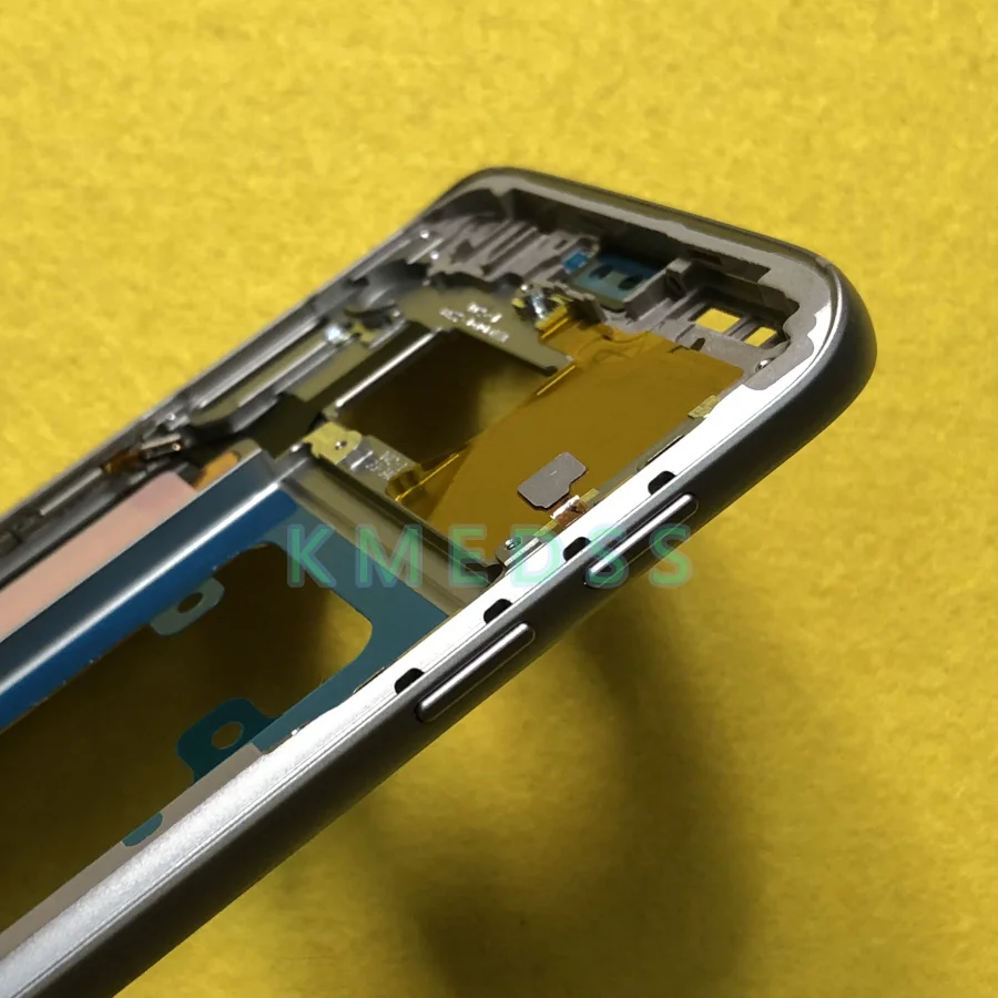 Полный корпус чехол для Samsung Galaxy S7 G930 G930F ЖК панель средняя рамка Крышка