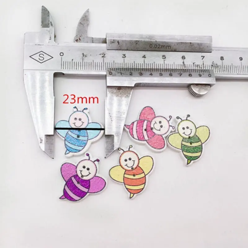Креативные Новые 50 шт Смешанные пчелы Скрапбукинг Украшение ручной работы DIY