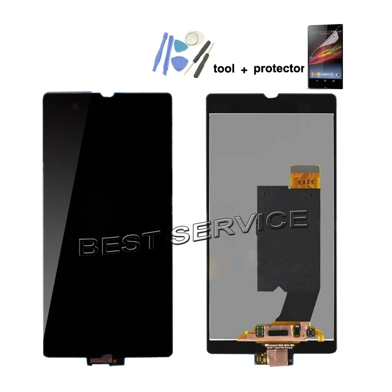 ЖК-дисплей 5 0 дюйма с сенсорным экраном и дигитайзером в сборе для sony xperia z L36 L36h c6602
