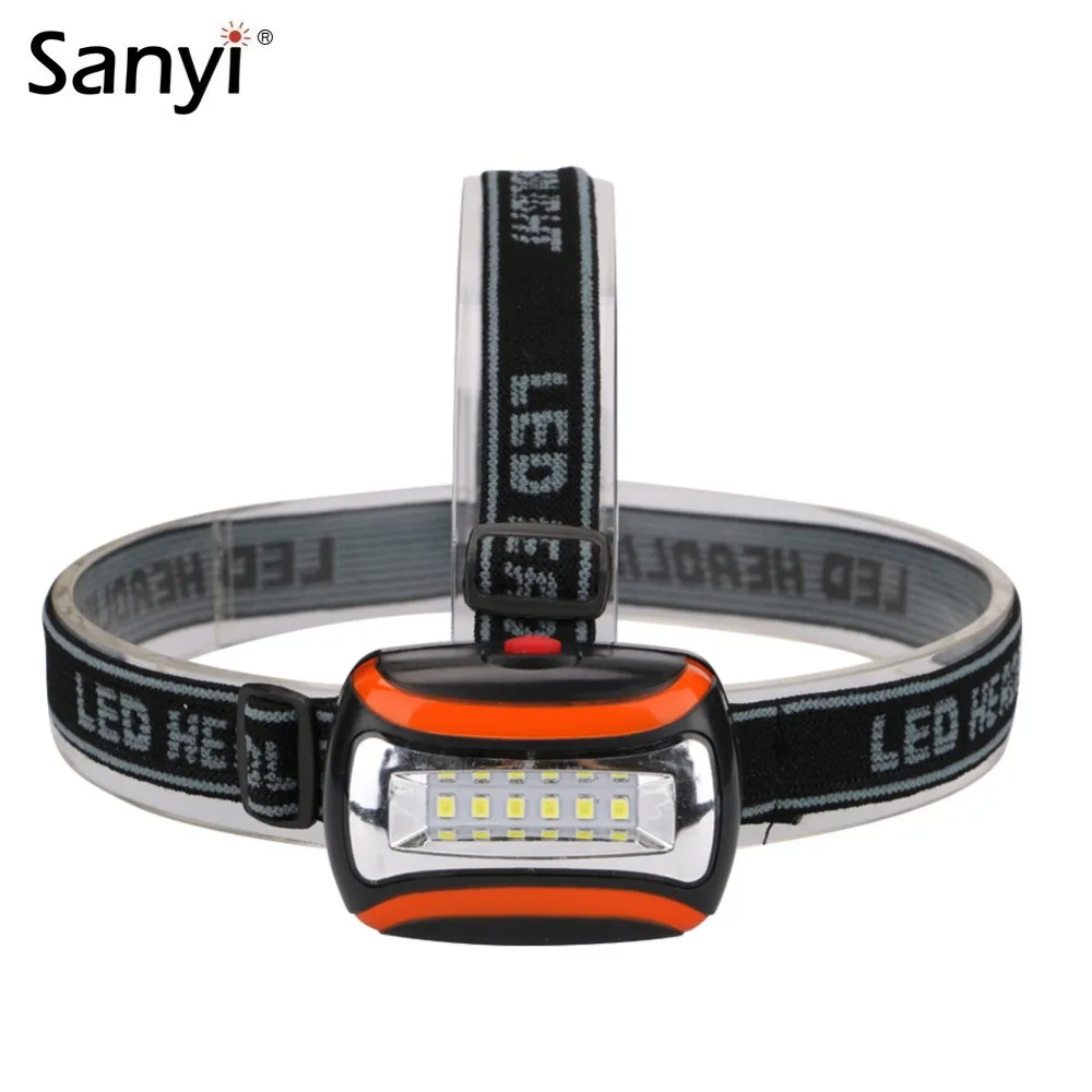 Налобный фонарь светодиодный с 3 режимами работы 6 SMD|head light lamp|mini headlampflashlight headlight |