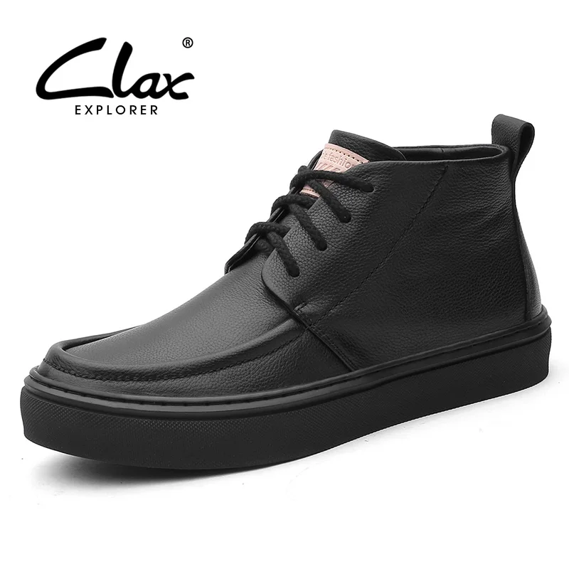 Мужская кожаная обувь clux модные повседневные кроссовки из натуральной кожи на