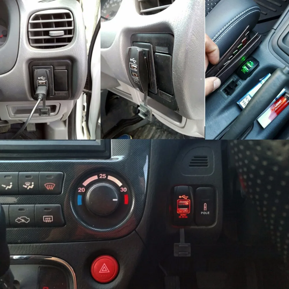 Универсальное зарядное устройство XCGaoon с usb интерфейсом 3 1 А автомобильное двумя