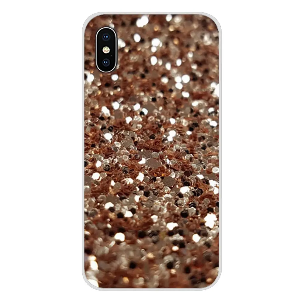 Чехол из ТПУ розового золота сверкающие блестки пастельные для Huawei G7 G8 P7 P8 P9 P10 P20