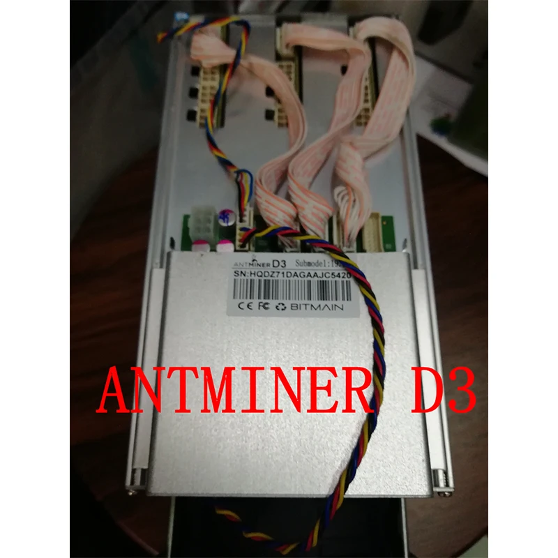 Новый Комбайн ANTMINER D3 17GH/s 1200 Вт (с блоком питания) BITMAIN X11 тире добыча машина может