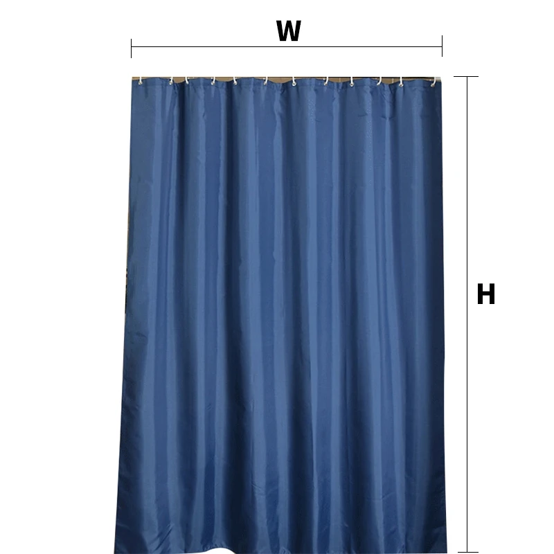 GIANTEX NavyBlue занавеска для ванной из полиэфира водостойкая занавеска для душа s для ванной комнаты Cortina Ducha rideau de douche douchegordijn
