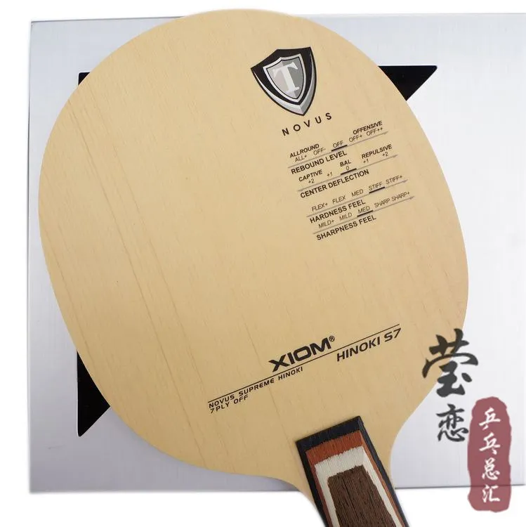 Оригинальная ракетка XIOM HINOKI S7 для настольного тенниса Спортивная занятий