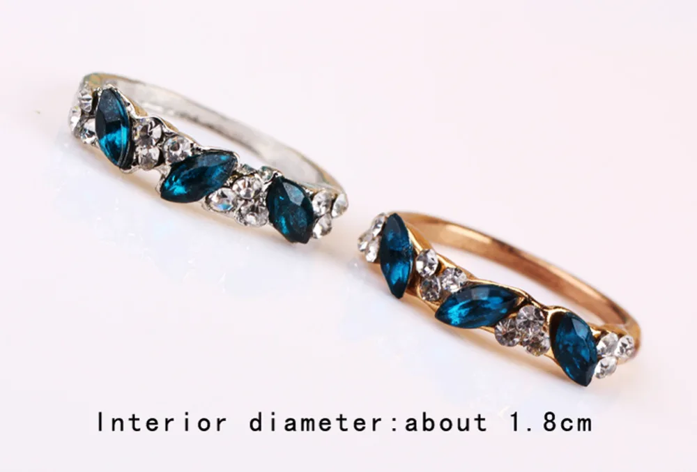 Симпатичное Винтажное кольцо с кристаллами для женщин необычные ювелирные