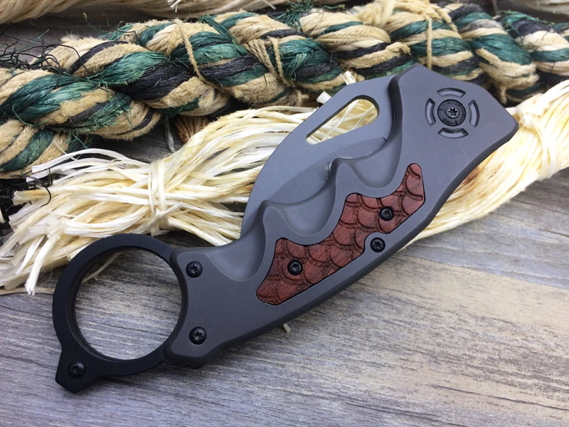 Новинка Складывающийся нож Karambit DA93 тактический карманный 440 складывающиеся ножи