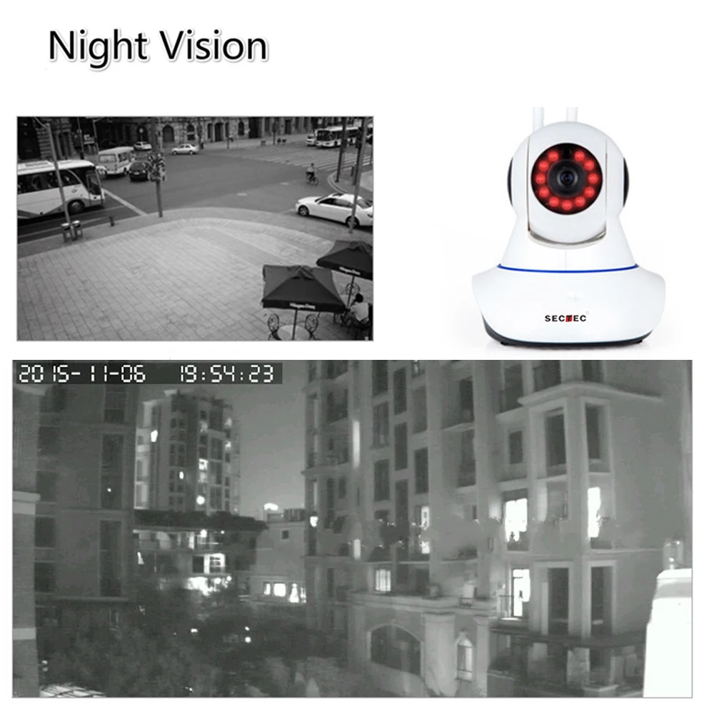 SECTEC HD 1080P облачная Беспроводная ip-камера для домашней безопасности, сетевая камера видеонаблюдения, камера видеонаблюдения, 2 Мп, Wi-Fi камера, ночное видение, детский монитор