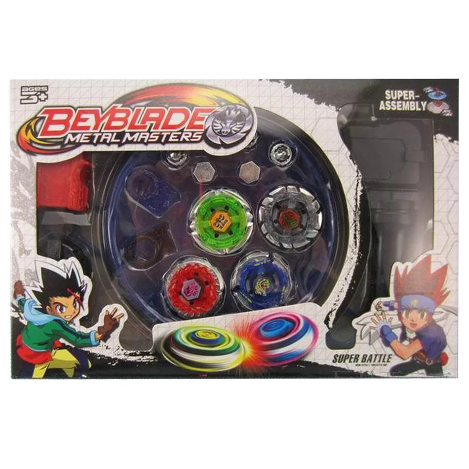 4 шт./компл. Toupie набор Арена Beyblade Прядильный механизм Металл борьбы Бей металлическое лезвие, волчок, бейблэйд стадион подарки для детей Классические игрушки для детей