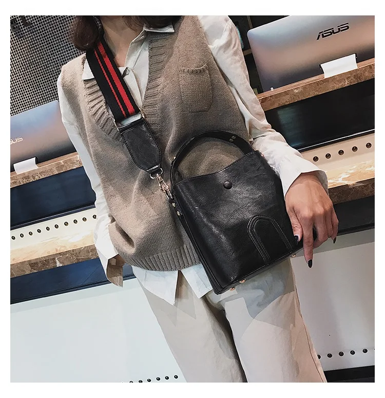 Yuhua, новые женские сумки, трендовая Корейская версия сумки на плечо, трендовая сумка-мешок, женские сумки-мессенджеры для отдыха